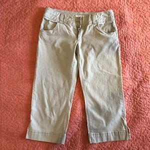 **3/$12** American Eagle khaki crops